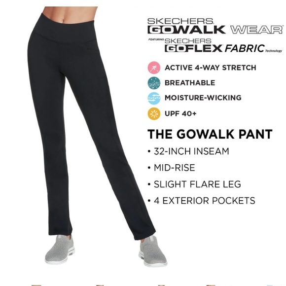 Skechers Women’s Pants Goflex Gowalk (Size: S) - Picture 4 of 13